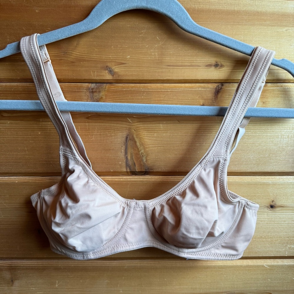 Rosa Faia Tan Underwire Lightly Lined Bra 32B